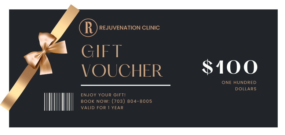 Give the Gift of Beauty! Rejuvenation Clinic Gift Card 100$