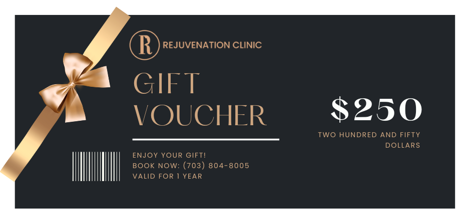 Give the Gift of Beauty! Rejuvenation Clinic Gift Card 250$