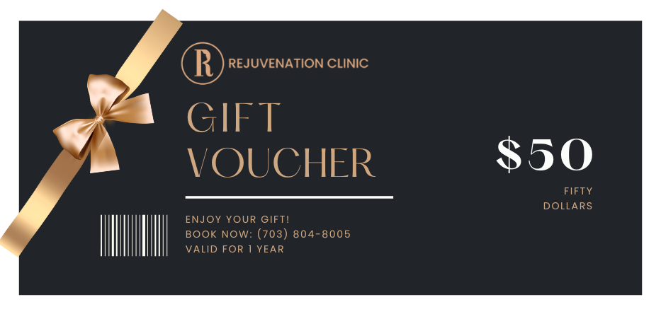 Give the Gift of Beauty! Rejuvenation Clinic Gift Card 50$